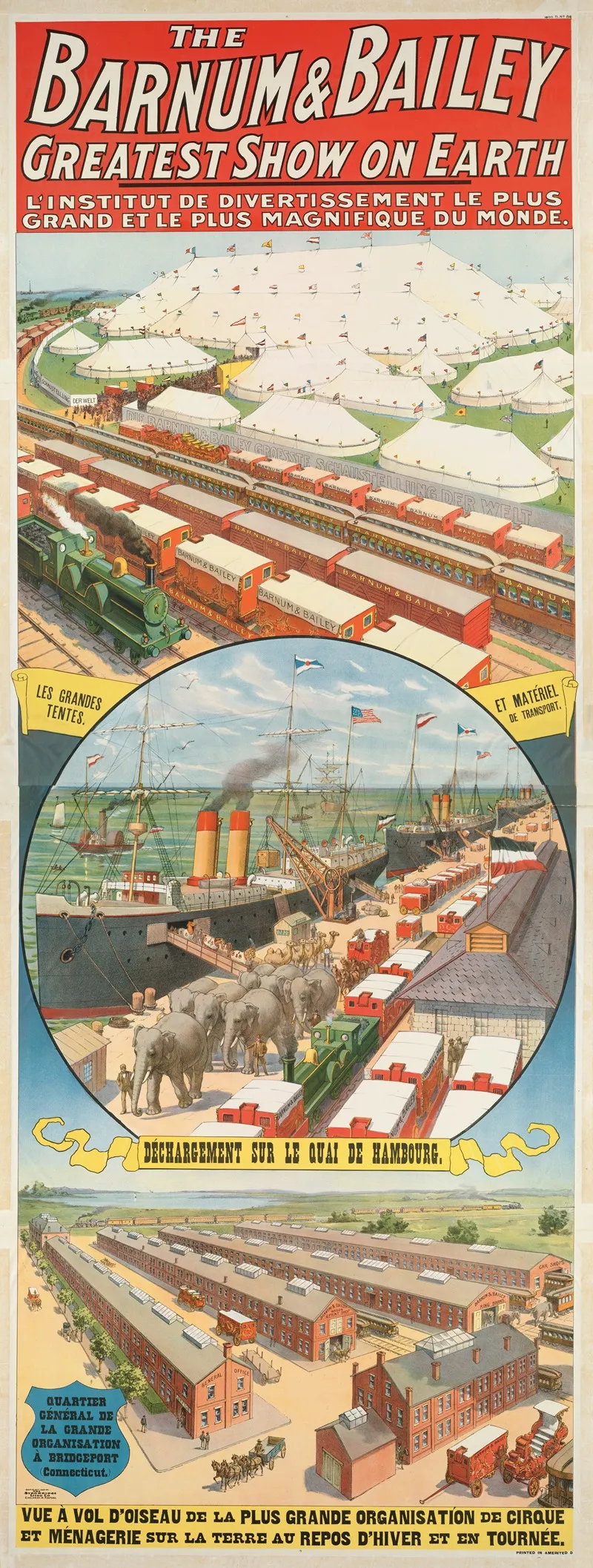 The Barnum Bailey Greatest Show On Earth Linstitut De Divertissement Le Plus Grand Et Le Plus Magnifique Du Monde 9
