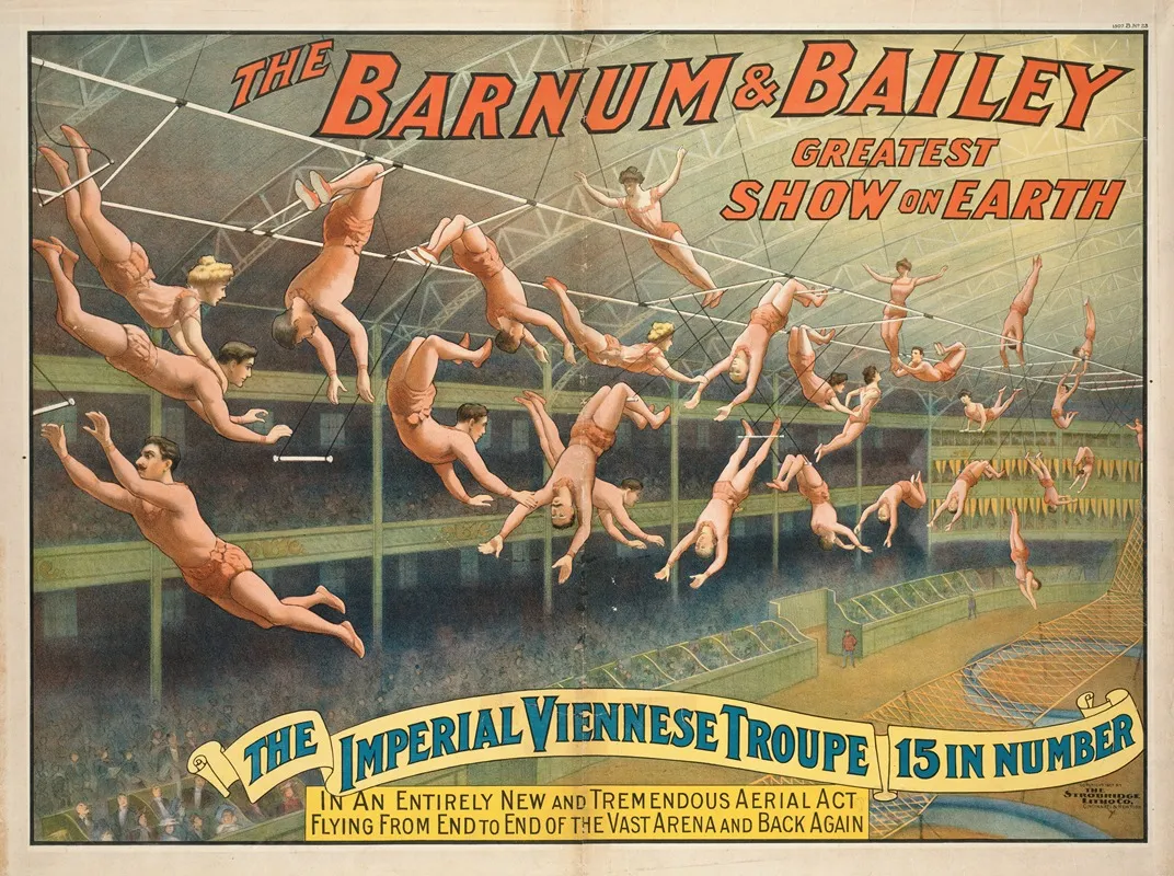 The Barnum Bailey Greatest Show On Earth The Imperial Viennese Troupe 15 In Number