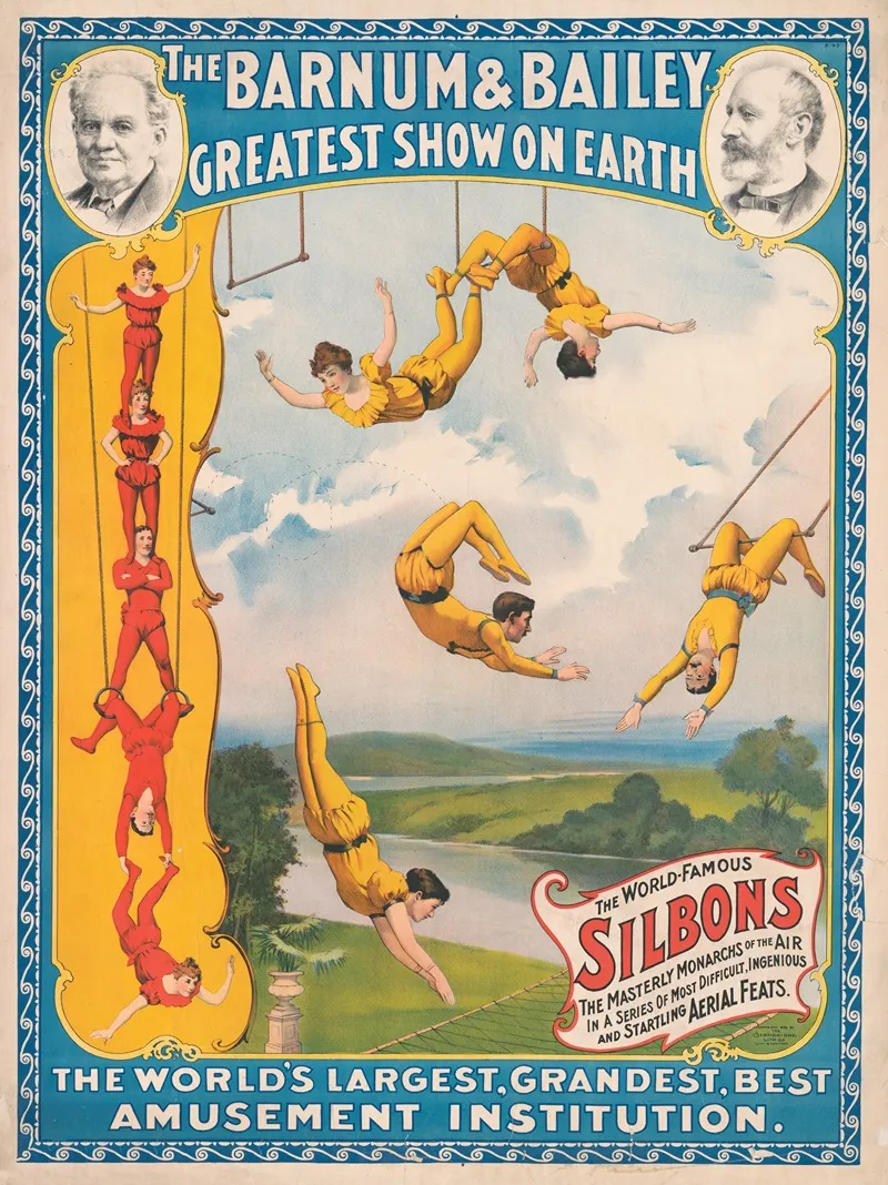 The Barnum Bailey Greatest Show On Earth The Worlds Largest Grandest Best Amusement Institution