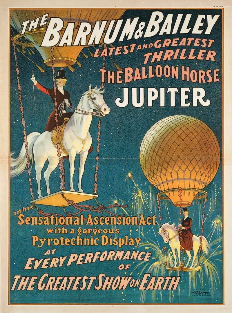 The Barnum Bailey Latest Greatest Thriller The Balloon Horse Jupiter