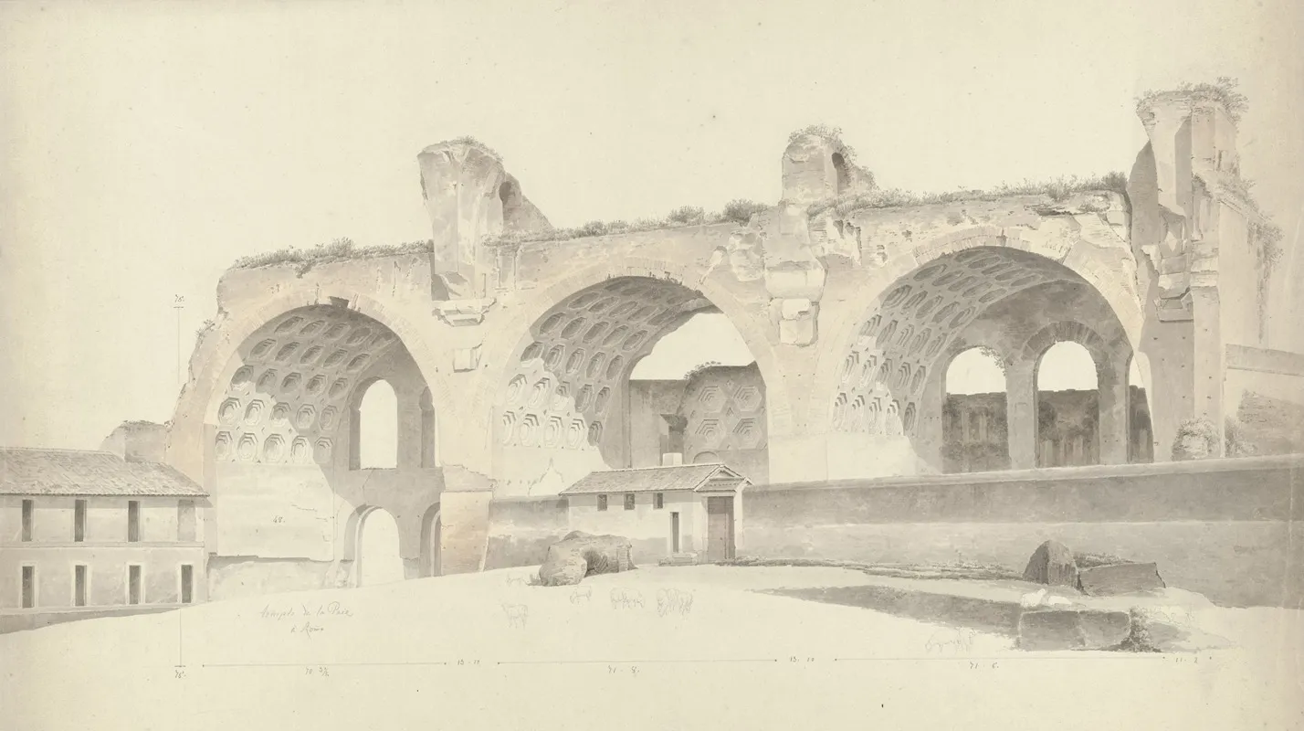 The Basilica Of Maxentius And Constantine In Rome