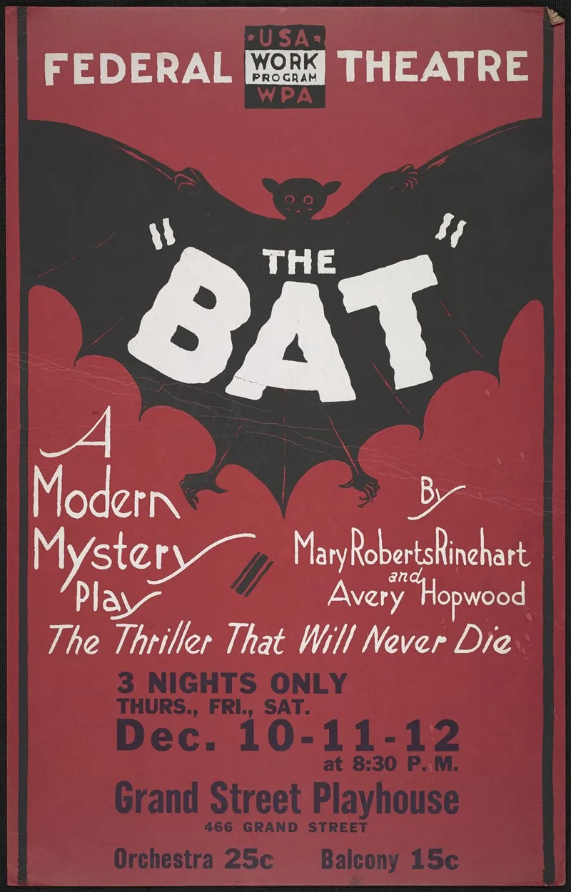 The Bat 3 Wall Art by Anonymous - High-Resolution Digital Print