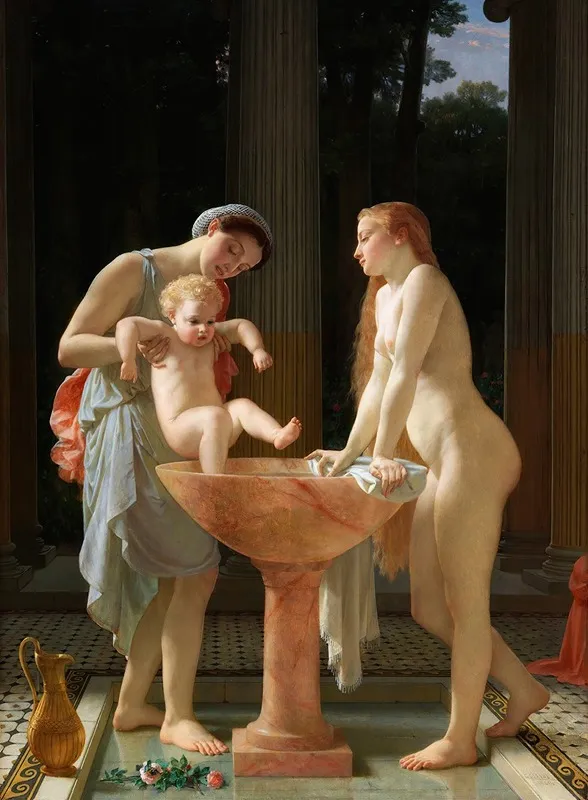 The Bath 7 Wall Art by Charles Gleyre - High-Resolution Digital Print