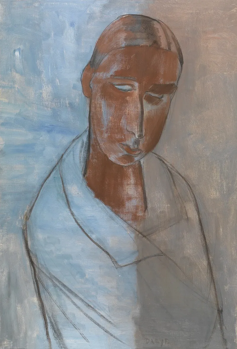 The Bather 16 Wall Art by Hippolyte Daeye - High-Resolution Digital Print