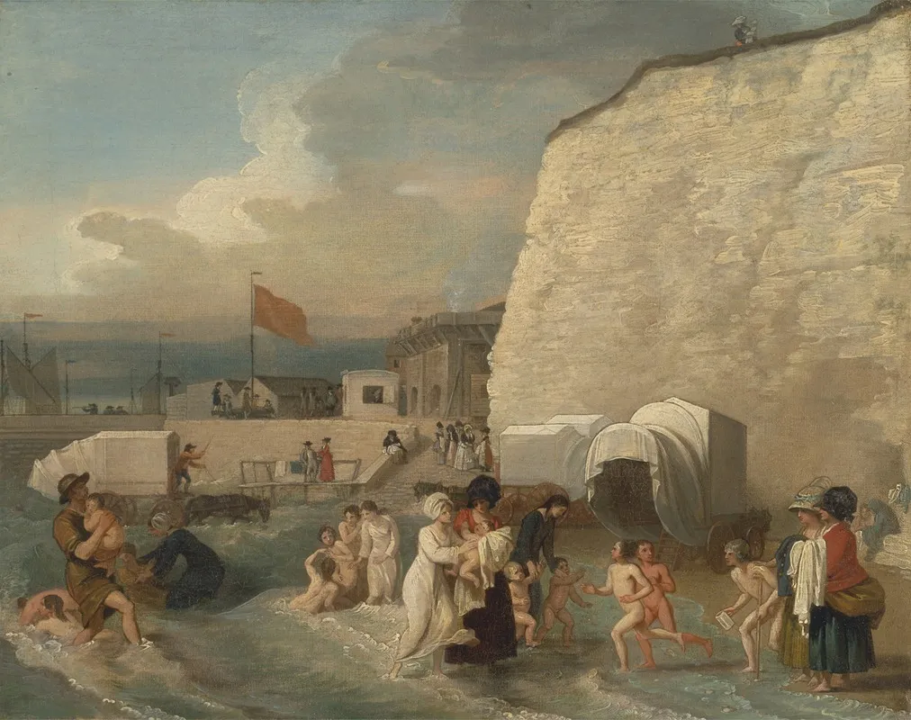 The Bathing Place At Ramsgate Wall Art by Benjamin West - High-Resolution Digital Print