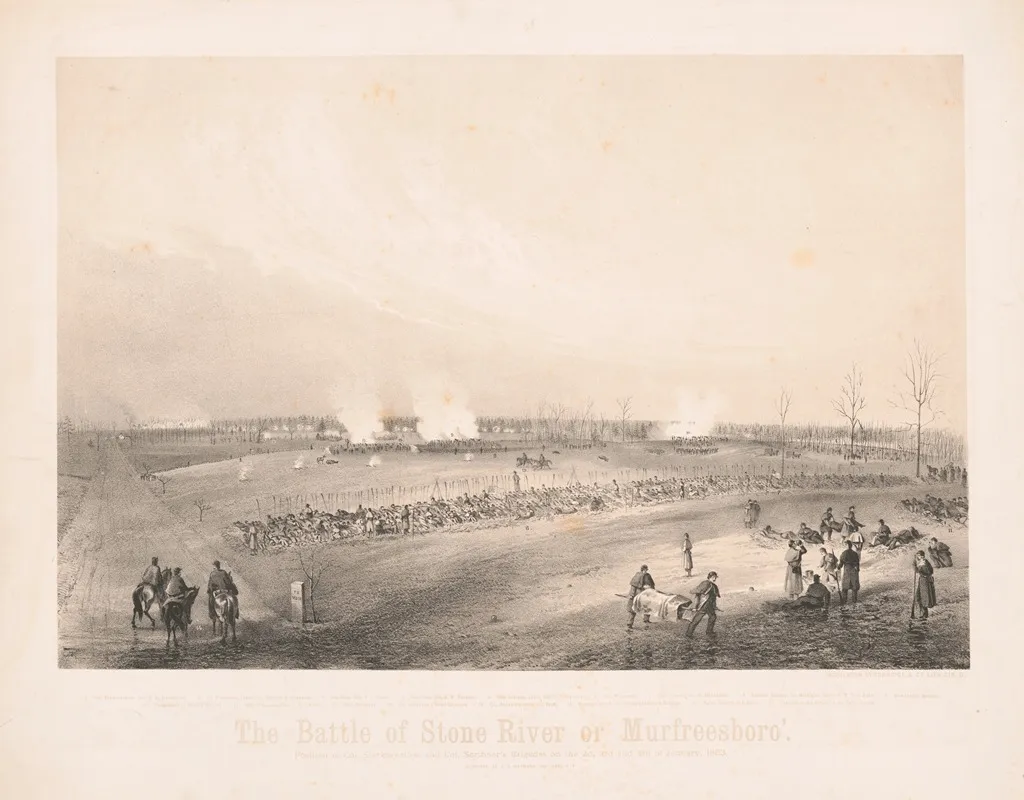 The Battle Of Stone River Or Murfreesboro 2