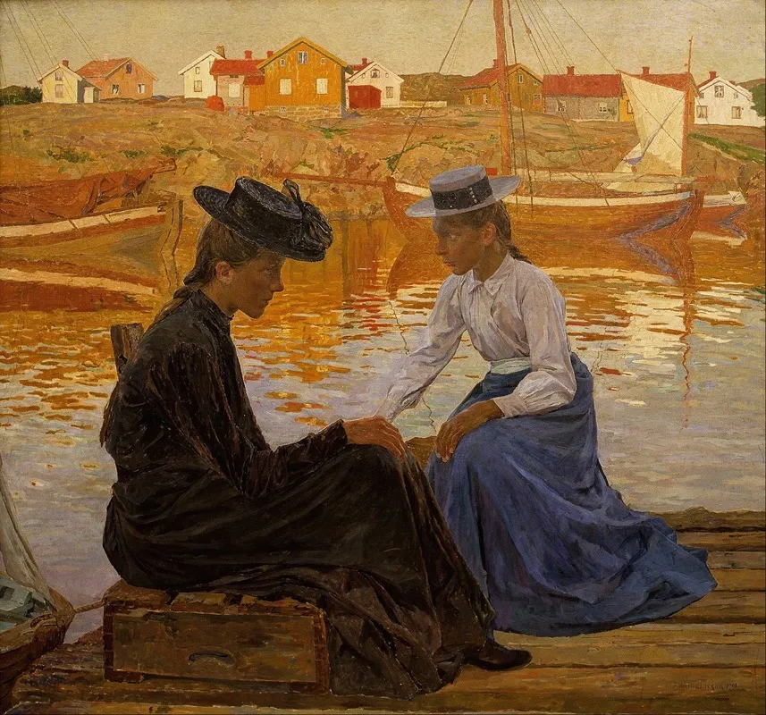 The Bay Wall Art by Carl Wilhelmson - High-Resolution Digital Print