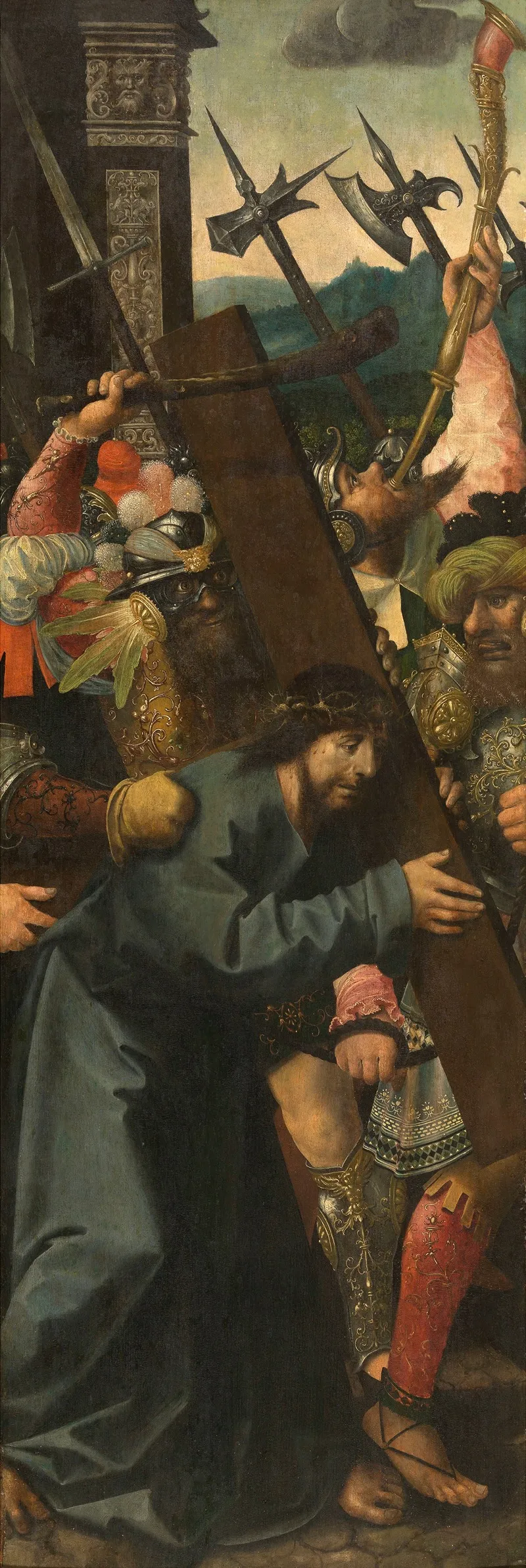 The Bearing Of The Cross Wall Art by Bernard van Orley - High-Resolution Digital Print