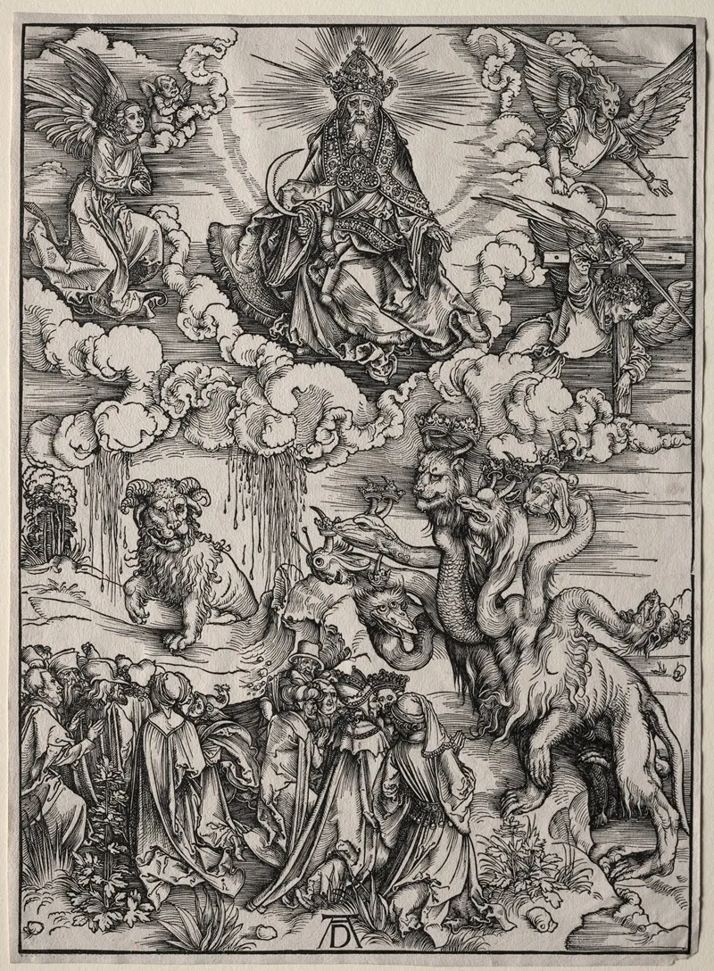 The Beast With Seven Heads And The Beast With Lambs Horns