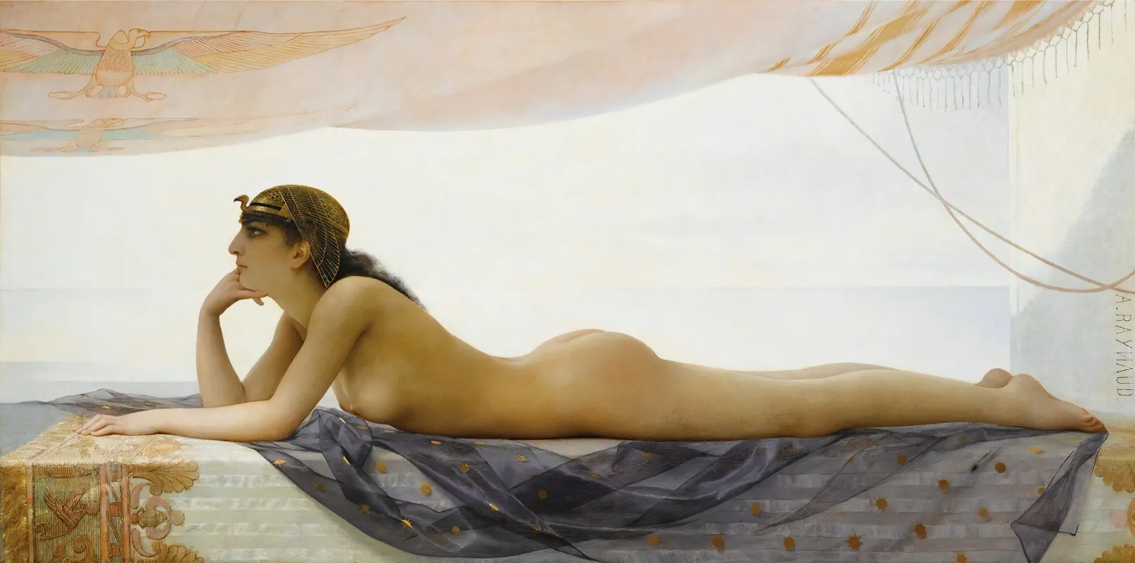 The Beautiful Egyptian Wall Art by Auguste Raynaud - High-Resolution Digital Print