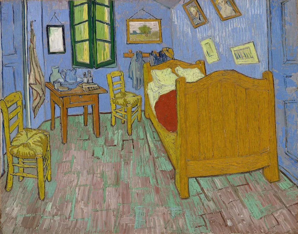 The Bedroom 2 Wall Art by Vincent van Gogh - High-Resolution Digital Print