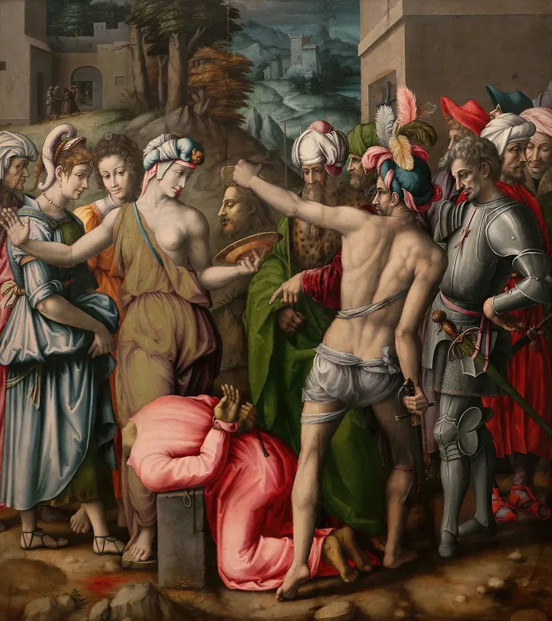 The Beheading Of John The Baptist 2 Wall Art by Bacchiacca - High-Resolution Digital Print