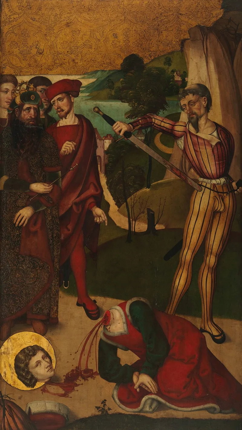 The Beheading Of Saint Agapitus Of Praeneste Wall Art by Swiss Painter - High-Resolution Digital Print