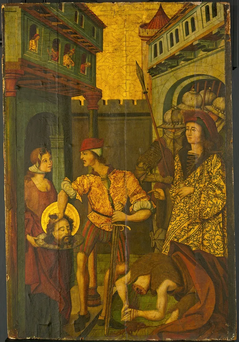 The Beheading Of Saint John The Baptist 4 Wall Art by Master of Palanquinos - High-Resolution Digital Print