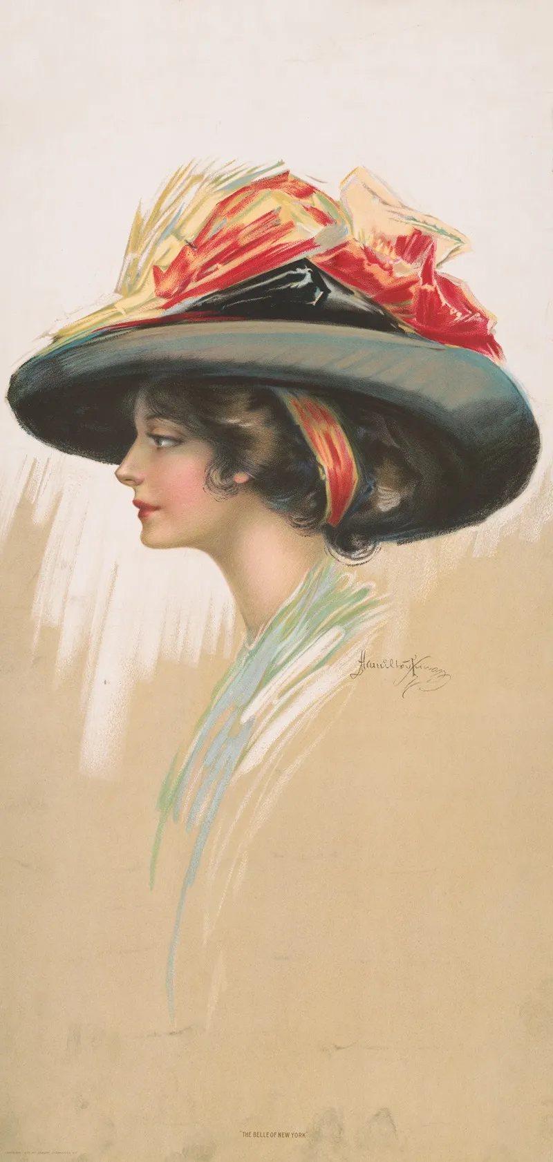 The Belle Of New York 3 Wall Art by Hamilton King - High-Resolution Digital Print