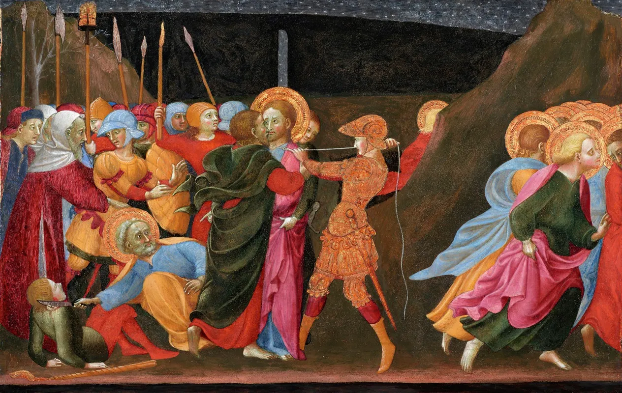 The Betrayal Of Christ 5 Wall Art by Sassetta - High-Resolution Digital Print