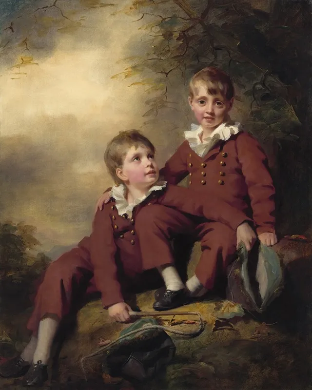 The Binning Children Wall Art by Sir Henry Raeburn - High-Resolution Digital Print