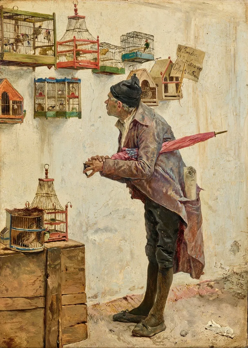 The Bird Fancier Wall Art by José Jimenez Aranda - High-Resolution Digital Print