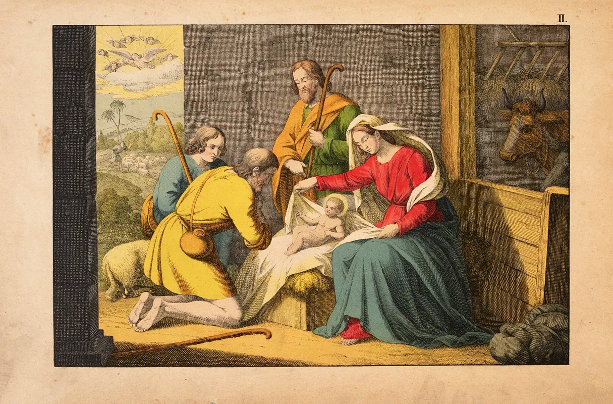 The Birth Of Jesus 10 Wall Art by Theodor Eckardt - High-Resolution Digital Print