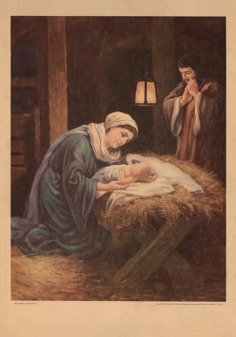 The Birth Of Jesus 5 Wall Art by Gebhard Fugel - High-Resolution Digital Print