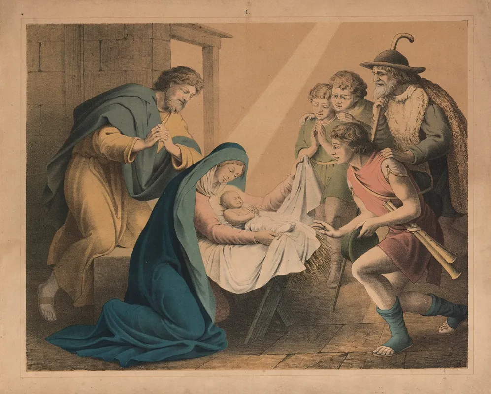 The Birth Of Jesus 7 Wall Art by Sandberg - High-Resolution Digital Print