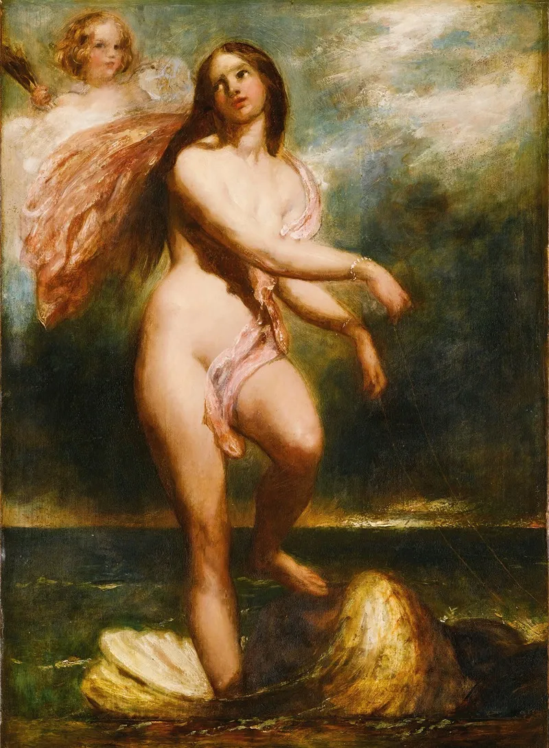 The Birth Of Venus 3 Wall Art by William Etty - High-Resolution Digital Print