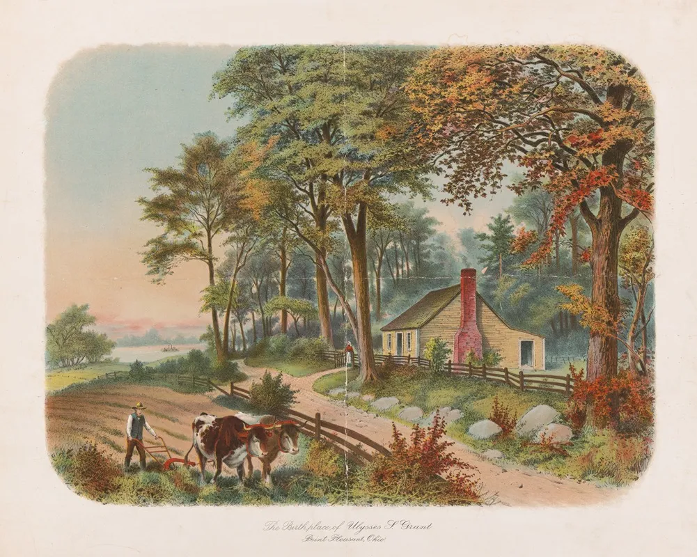 The Birthplace Of Ulysses S Grant Point Pleasant Ohio Wall Art by McLaughlin Bros - High-Resolution Digital Print