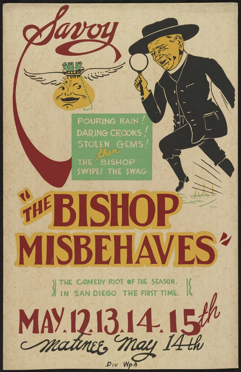 The Bishop Misbehaves 3 Wall Art by Anonymous - High-Resolution Digital Print