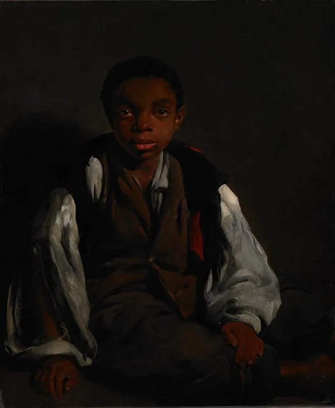 The Black Boy Wall Art by William Lindsay Windus - High-Resolution Digital Print
