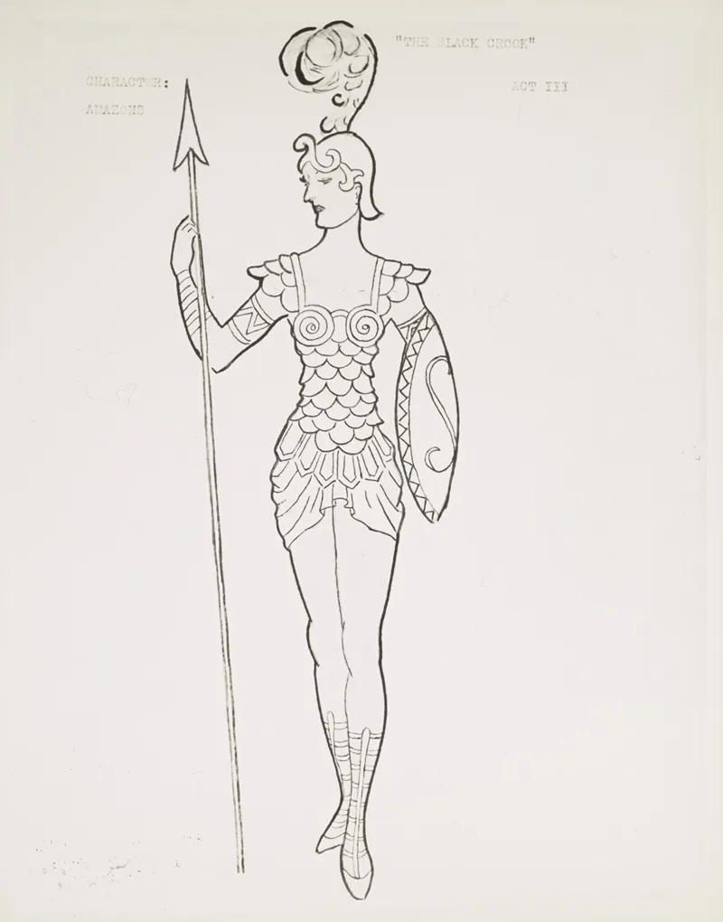The Black Crook Amazons Wall Art by Sidney Carlyle - High-Resolution Digital Print