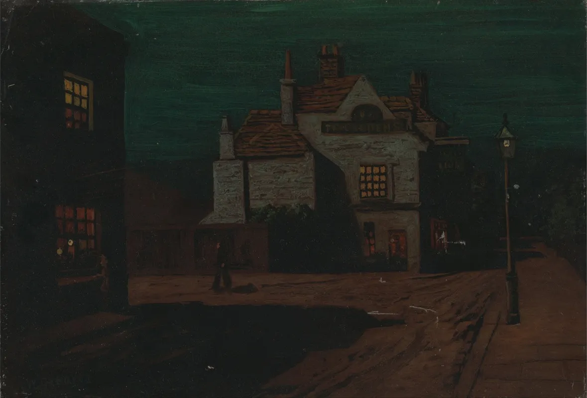 The Black Lion Chelsea By Night