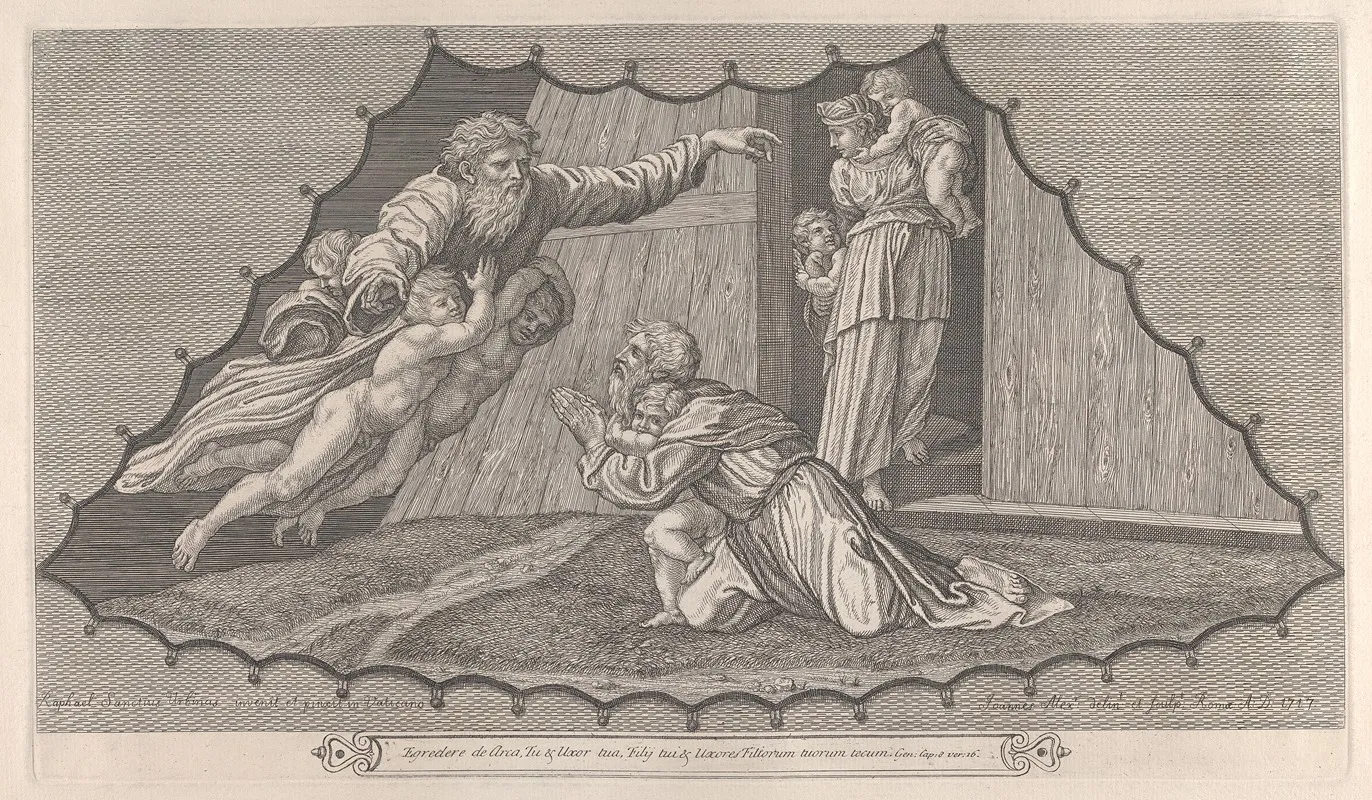 The Blessing Of Abraham After Raphael Wall Art by John Alexander - High-Resolution Digital Print