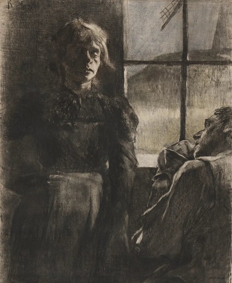 The Blind Mans Daughter Wall Art by Konrad Starke - High-Resolution Digital Print