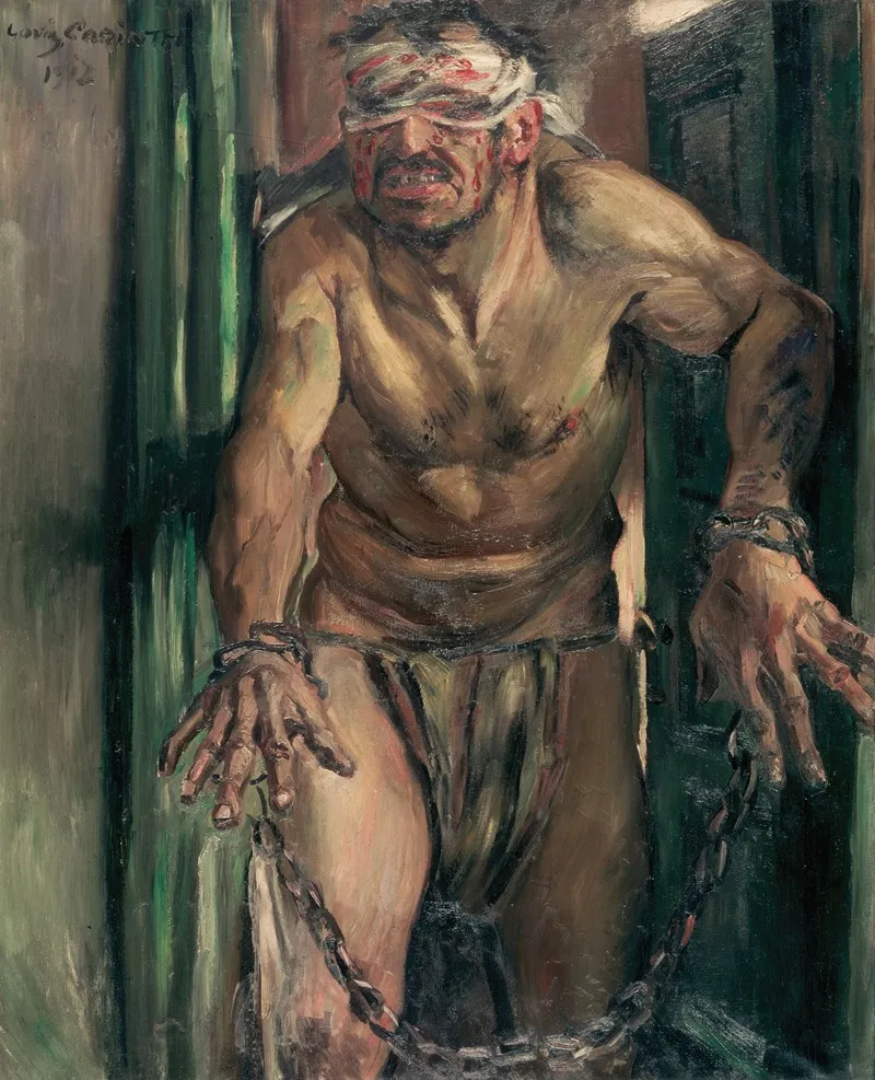 The Blinded Samson Wall Art by Lovis Corinth - High-Resolution Digital Print