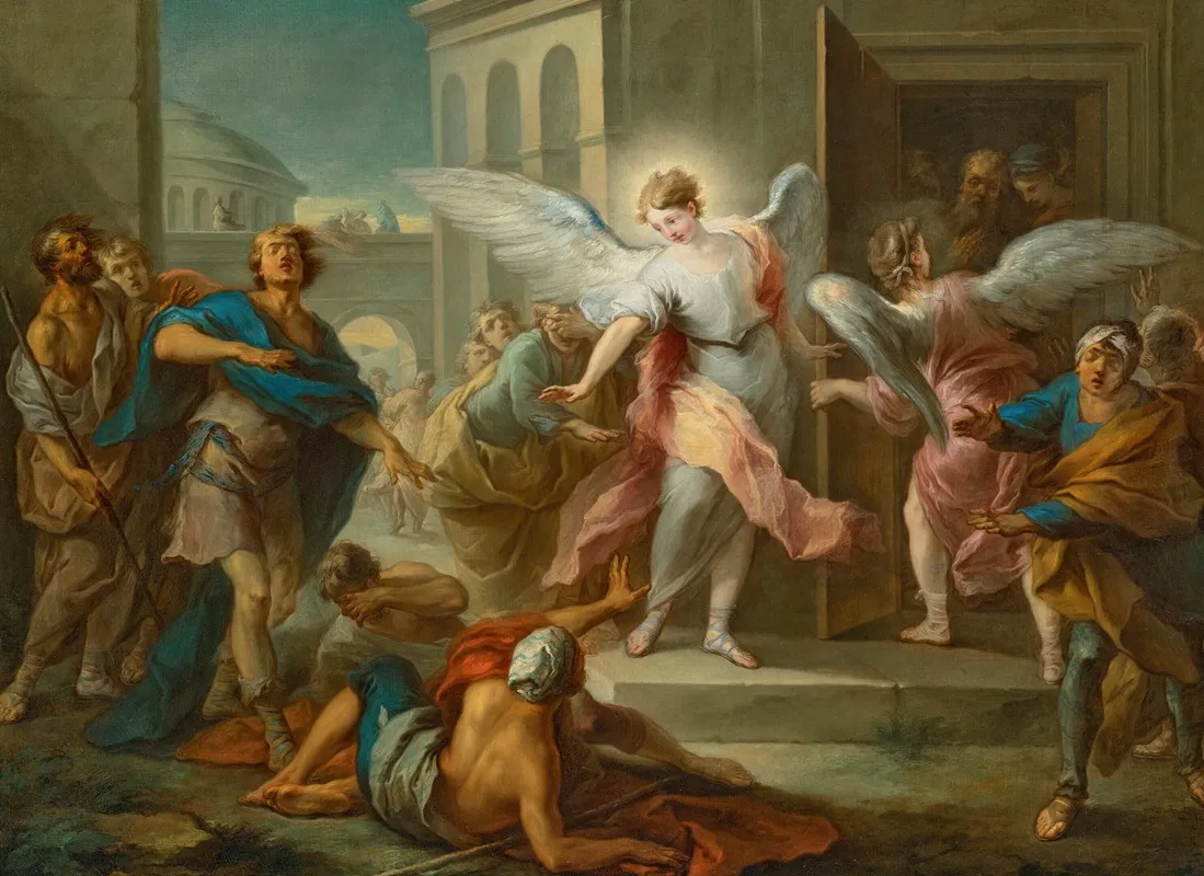The Blinding Of The Inhabitants Of Sodom