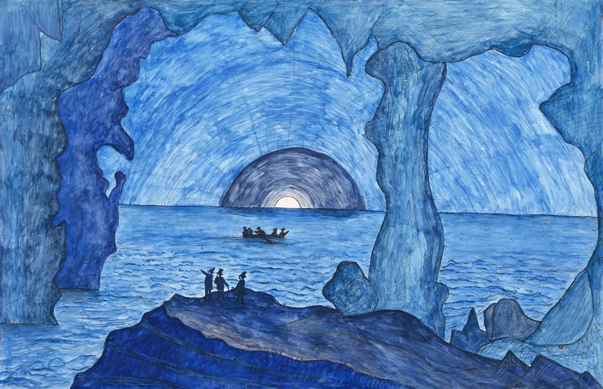 The Blue Grotto 3 Wall Art by Lawrence W. Ladd - High-Resolution Digital Print