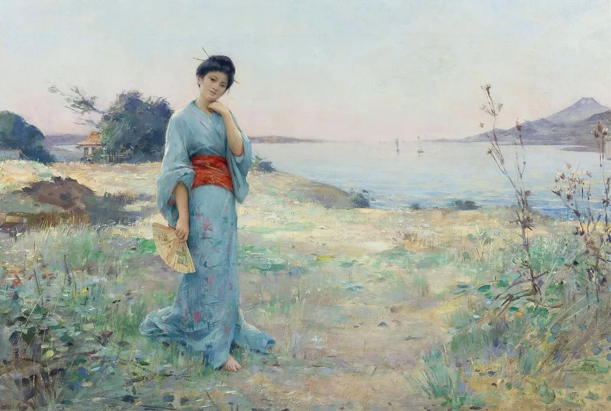 The Blue Kimono