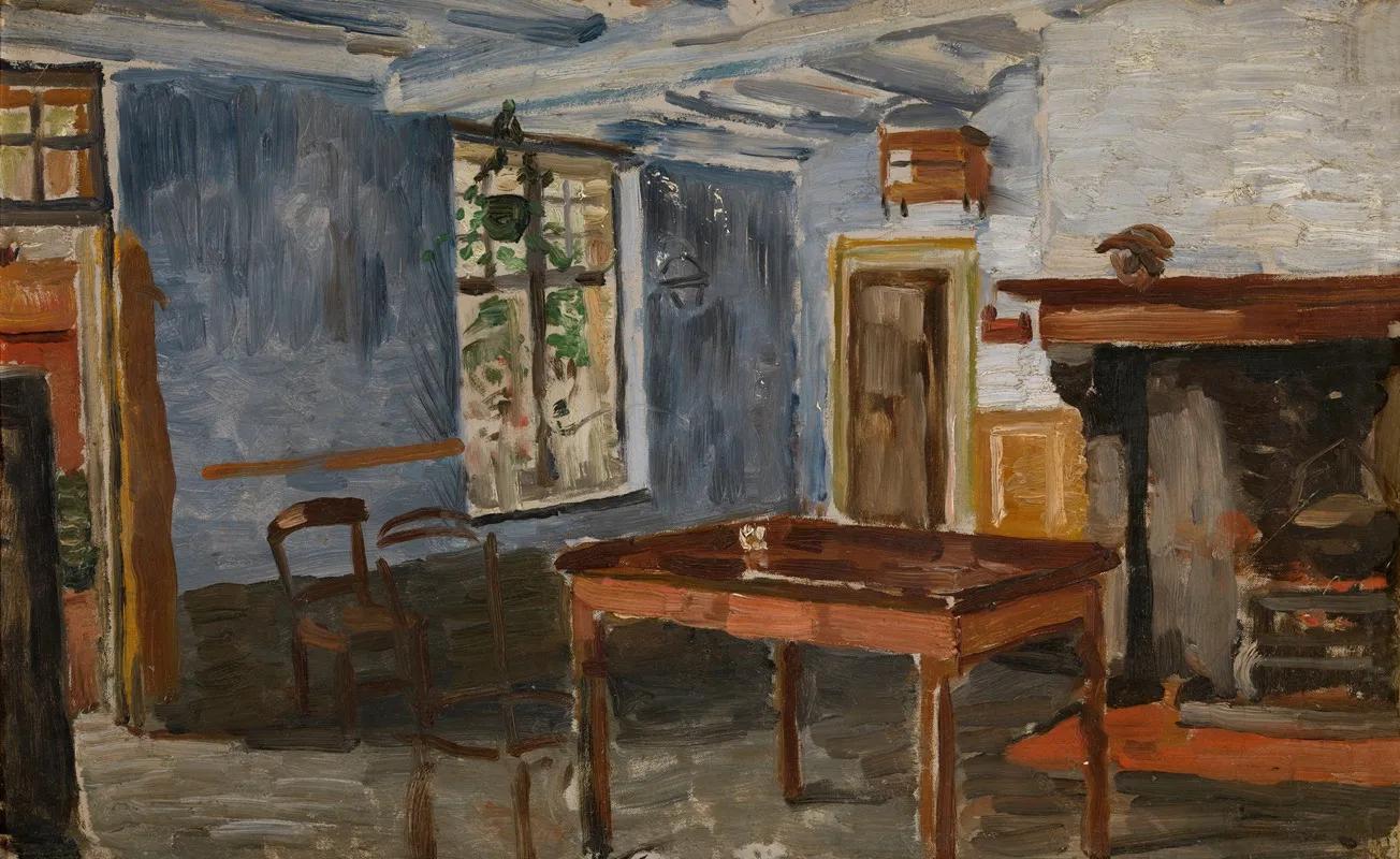 The Blue Tavern Wall Art by Constantin Meunier - High-Resolution Digital Print