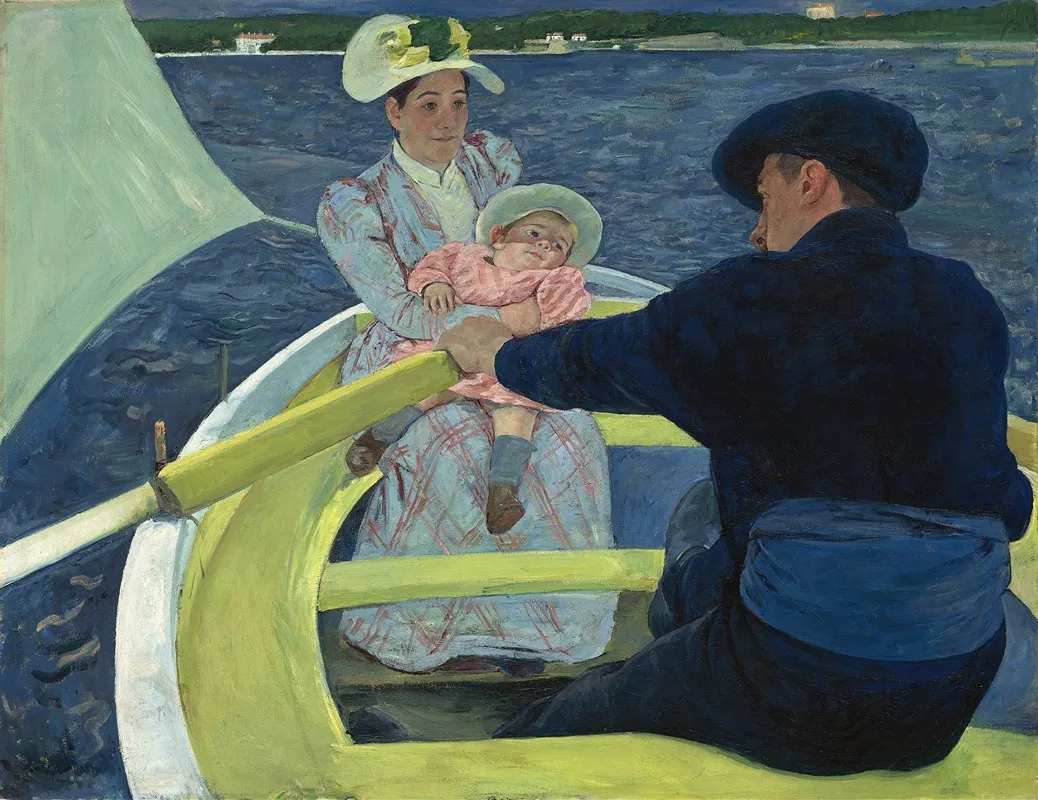 The Boating Party Wall Art by Mary Cassatt - High-Resolution Digital Print