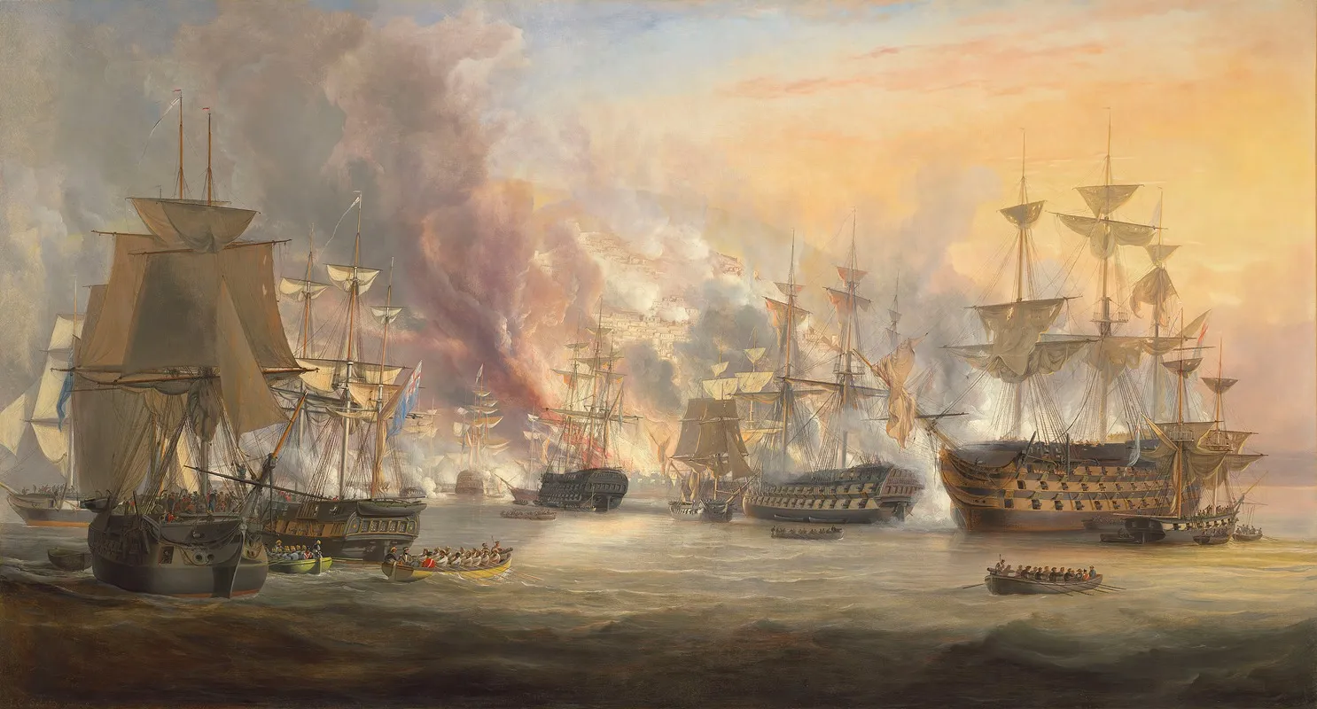The Bombardment Of Algiers 27 August 1816 3