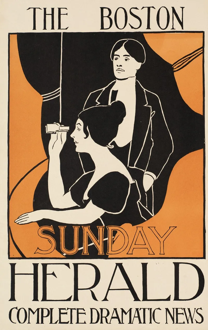 The Boston Sunday Herald Complete Dramatic News Wall Art by Anonymous - High-Resolution Digital Print
