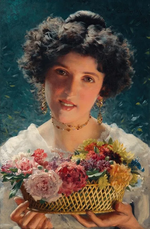 The Bouquet 2 Wall Art by Władysław Czachórski - High-Resolution Digital Print