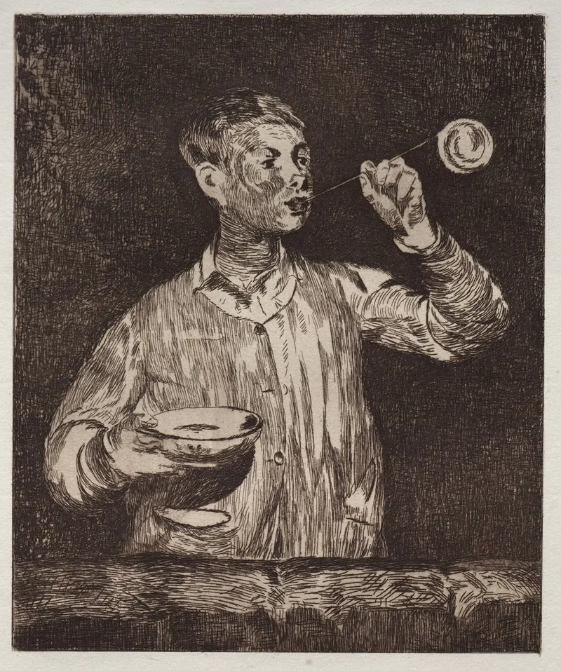 The Boy With Soap Bubbles