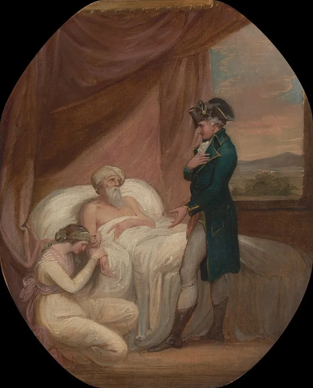 The Brahmin Committing His Daughter Coraly To The Care Of Blandford Wall Art by Thomas Kirk - High-Resolution Digital Print