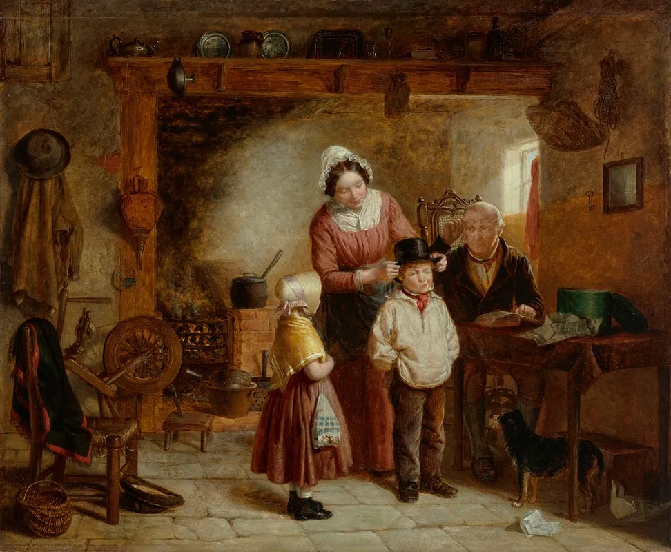 The Brand New Hat 2 Wall Art by William Hemsley - High-Resolution Digital Print