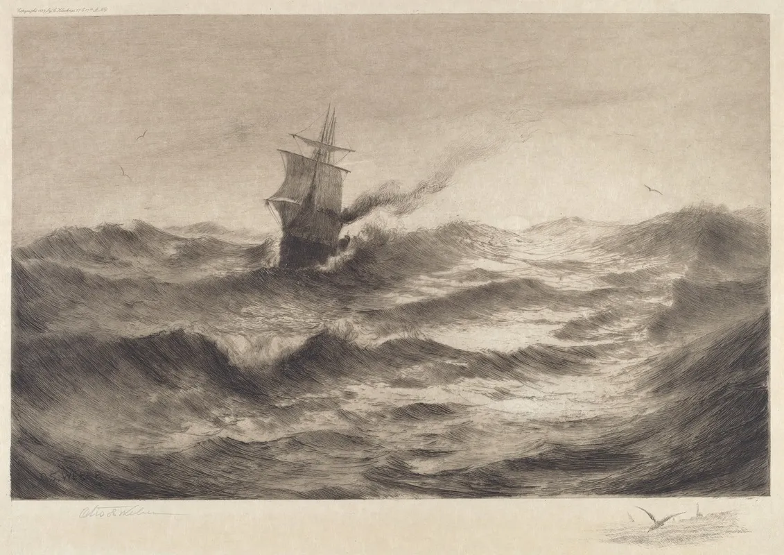 The Breakers Wall Art by Otis S. Weber - High-Resolution Digital Print