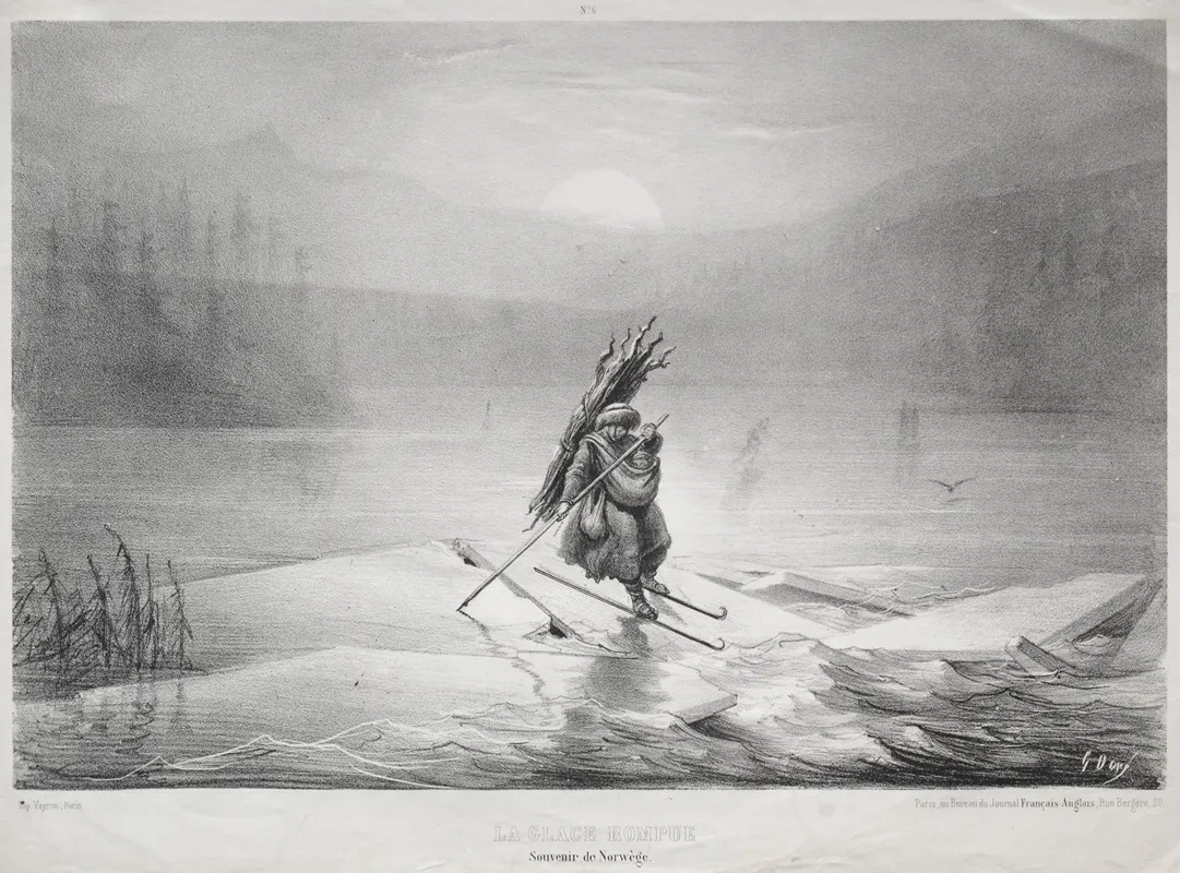 The Breaking Ice Souvenir Of Norway