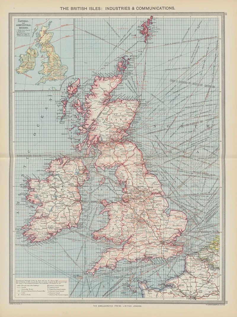 The British Isles Industries And Communications
