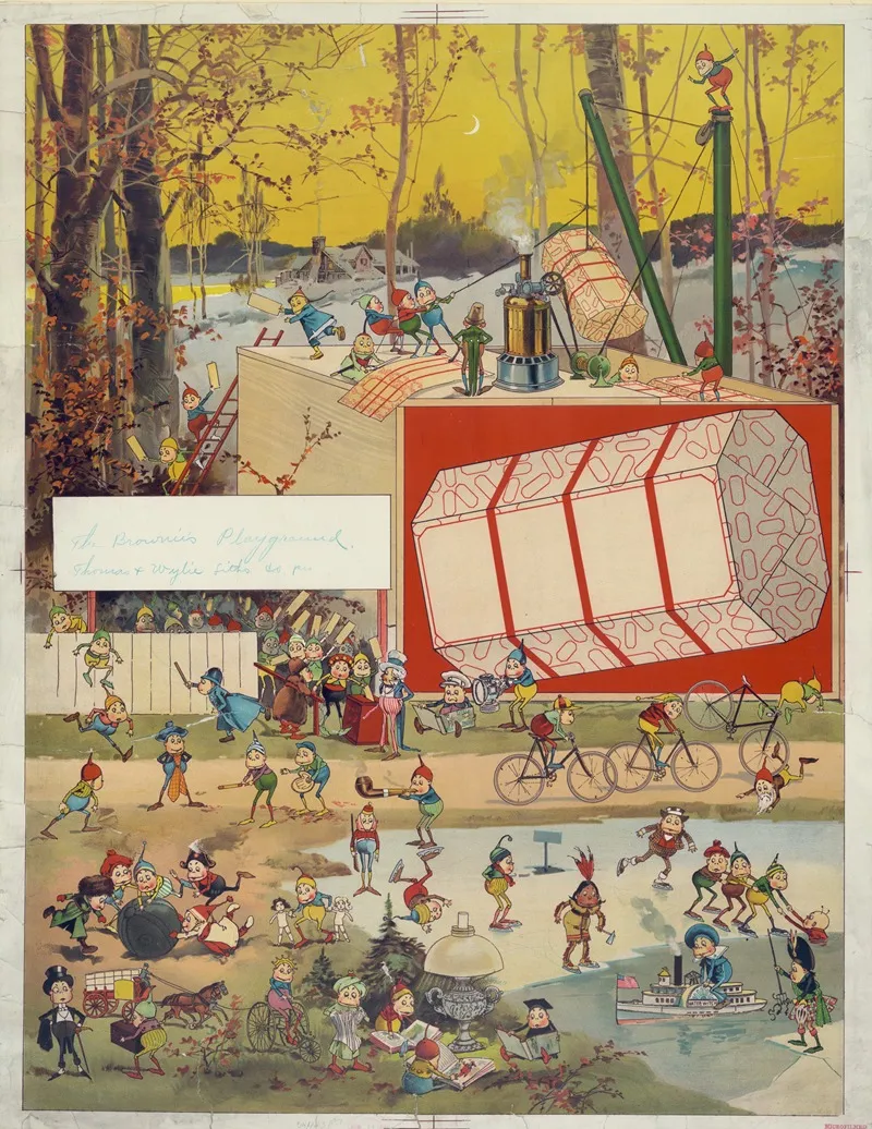 The Brownies Playground Wall Art by Thomas &amp; Wylie - High-Resolution Digital Print