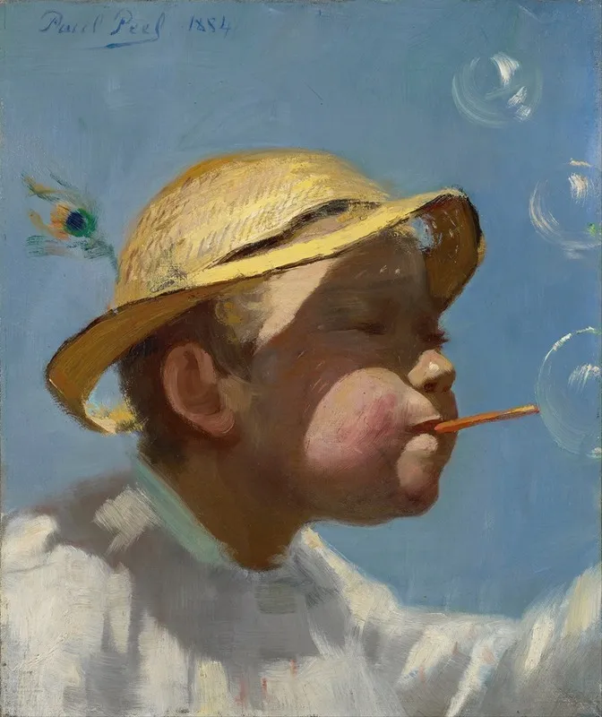 The Bubble Boy Wall Art by Paul Peel - High-Resolution Digital Print